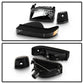 SPYDER Xtune Ford F150/Bronco 92-96 Headlights w/Corner Bumper 6pcs Amber- Black HD-JH-FB92-SET-AM-BK 5073136