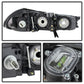 SPYDER Xtune Ford Contour 98-00 Crystal Headlights Chrome HD-JH-FCON98-C 9025396