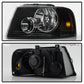 SPYDER xTune 03-06 Ford Expedition OEM Style Headlights - Black (HD-JH-FE03-AM-BK) 9037207