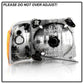 SPYDER xTune 01-03 Ford Explorer Sport 4pc OEM Style Headlights w/Corners - Chrome (HD-JH-FEXP01-ST-C) 9042621