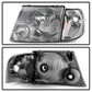 SPYDER xTune 02-05 Ford Explorer 4DR (Excl Sport) 4pc OEM Headlights w/Corner - Chrome (HD-JH-FEXP02-SET-C) 9044120