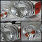 SPYDER Xtune Ford F150 04-08 Amber Crystal Headlights Chrome HD-JH-FF15004-AM-C 5069825