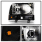 SPYDER Xtune Ford F250/350/450 Superduty 99-04 Crystal Headlights w/ Bumper Lights HD-JH-FF25099-AM-BK 9025402