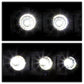 SPYDER Xtune Ford F250 F350 Super Duty 99-04 1Pc Headlights w/ LED Black HD-JH-FF25099-LED-BK 9026164