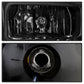 SPYDER Xtune Ford F250 F350 Super Duty 99-04 1Pc Headlights w/ LED Black HD-JH-FF25099-LED-BK 9026164