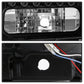 SPYDER Xtune Ford F250 F350 Super Duty 99-04 1Pc Headlights w/ LED Black HD-JH-FF25099-LED-BK 9026164