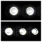 SPYDER Xtune Ford F250 F350 Super Duty 99-04 1Pc Headlights w/ LED Black Smoked HD-JH-FF25099-LED-BSM 9030215