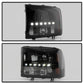 SPYDER Xtune Ford F250 F350 Super Duty 99-04 1Pc Headlights w/ LED Black Smoked HD-JH-FF25099-LED-BSM 9030215