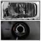 SPYDER Xtune Ford F250 F350 Super Duty 99-04 1Pc Headlights w/ LED Chrome HD-JH-FF25099-LED-C 9026171