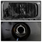 SPYDER Xtune Ford F250 F350 Super Duty 99-04 1Pc Headlights w/ LED Smoked HD-JH-FF25099-LED-SM 9026188