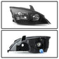 SPYDER xTune Ford Focus 05-07 OEM Style Headlights - Black HD-JH-FFOC05-BK 9037313