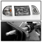 SPYDER xTune Ford Mustang 87-93 OEM style Headlights 6pcs Amber - Chrome HD-JH-FM87-6PC-AM-C 9035272