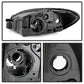 SPYDER Xtune Ford TaurUS 2000-2007 Crystal Headlights Black HD-JH-FTA00-AM-BK 9024740