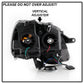 SPYDER Xtune GMC Acadia 2007-2013 Crystal Headlights Black HD-JH-GAC07-AM-BK 9025464