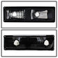 SPYDER Xtune GMC Yukon 94-99 Headlights w/ Corner & Parking Lights 8pcs Sets -Black HD-JH-GCK94-AM-BK-SET 9034442