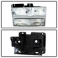 SPYDER Xtune GMC Yukon 94-99 Headlights w/ Corner & Parking Lights 8pcs Sets - OEM HD-JH-GCK94-OE-C-SET 9034411