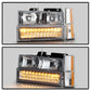 SPYDER Xtune GMC Yukon 92-93 Crystal Headlights w/ Corner & LED Bumper Chrome HD-JH-GMCCK88-LED-AM-C-SET 5073549