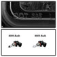 SPYDER Xtune GMC Yukon 92-93 Crystal Headlights w/ Corner & LED Bumper Smoke HD-JH-GMCCK88-LED-AM-SM-SET 5073556
