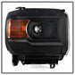 SPYDER xTune 14-15 GMC Sierra 1500 OEM Style Halogen Headlights - Black (HD-JH-GS14-AM-BK) 9042423