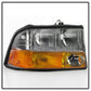 SPYDER xTune 98-01 GMC Jimmy S15 (w/Fog Lights) OEM Headlights w/Amber Bumper - Chrm (HD-JH-GS1598-OE-C) 9042690