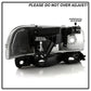 SPYDER xTune GMC Sierra 99-06 /Yukon 00-06 Crystal Headlights & Bumper Lights - Black HD-JH-GS99-AM-SET-BK 9037474