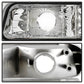 SPYDER xTune GMC Sierra 99-06 /Yukon 00-06 Crystal Headlights & Bumper Lights - Chrome HD-JH-GS99-AM-SET-C 9037481