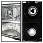 SPYDER Xtune GMC Sierra 07-13 Crystal Headlights Chrome HD-JH-GSIE07-AM-C 9034756