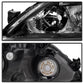 SPYDER Xtune Honda Accord 03-07 Amber Crystal Headlights Black HD-JH-HA03-AM-BK 5014351