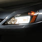 xTune Honda Accord 03-07 2/4Dr LED DRL Crystal Headlights - OE Black HD-JH-HA03-LED-BK 9949425