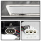 xTune Honda Accord 03-07 2/4Dr LED DRL Crystal Headlights - OE Chrome HD-JH-HA03-LED-C 9949418
