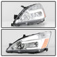 xTune Honda Accord 03-07 2/4Dr LED DRL Crystal Headlights - OE Chrome HD-JH-HA03-LED-C 9949418