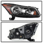 SPYDER xTune 08-12 Honda Accord 4DR Amber Crystal Headlights - Black (HD-JH-HA08-4D-AM-BK) 9942297
