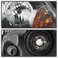 SPYDER xTune 08-12 Honda Accord 4DR Amber Crystal Headlights - Black (HD-JH-HA08-4D-AM-BK) 9942297