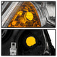 SPYDER Xtune 08-12 Honda Accord 4DR Amber Crystal Headlights - OE Black (HD-JH-HA10-4D-AM-BK) 9953491