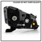 SPYDER Xtune 08-12 Honda Accord 4DR Amber Crystal Headlights - OE Black (HD-JH-HA10-4D-AM-BK) 9953491