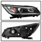 SPYDER xTune 13-15 Honda Accord (Sedan) Halogen ONLY Models OEM Headlights - Black (HD-JH-HA13-4D-AM-BK) 9040702