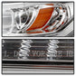 SPYDER xTune 13-15 Honda Accord Sedan OEM Style Halogen Headlights - Chrome - HD-JH-HA13-4D-AM-C 9047251