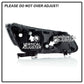 SPYDER xTune 13-15 Honda Accord Sedan OEM Style Halogen Headlights - Chrome - HD-JH-HA13-4D-AM-C 9047251