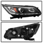 SPYDER xTune 13-15 Honda Accord Sedan (Halogen Only) LED DRL OEM Headlights - Black (HD-JH-HA13-4D-LED-BK) 9040719