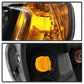 SPYDER Xtune 06-11 Honda Civic 4DR Crystal Headlights w/Large Amber Corner - Black (HD-JH-HC08-4DR-AM-BK) 9953453