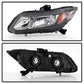 SPYDER xTune 12-15 Honda Civic (Excl. Hybrid) Halogen Headlights - OEM Chrome (HD-JH-HC13-AM-C) 9945854