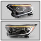 SPYDER xTune Honda CRV Driver Side Halogen w/ LED DRL Headlight - OEM Left (HD-JH-HCRV17-OE-L) 9950261