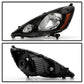 SPYDER 09-11 Honda Fit Sport Halogen OE Headlights - Black (HD-JH-HFIT09SP-OE-BK-SET) 9958526