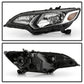 SPYDER 15-17 Honda Fit OE Left Halogen Headlight - Chrome (HD-JH-HFIT15-OE-L) 9955563