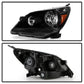 SPYDER Xtunehonda Odyssey 05-07 Crystal Headlights Black HD-JH-HODY05-AM-BK 9023842