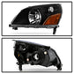 SPYDER Xtune Honda Pilot 03-05 Crystal Headlights Black HD-JH-HPIL03-AM-BK 9023699