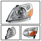 SPYDER Xtune Honda Pilot 03-05 Crystal Headlights Chrome HD-JH-HPIL03-AM-C 9023705