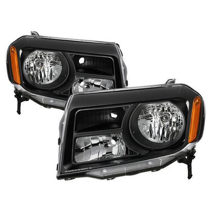 X-Tune 12-15 Honda Pilot OEM Style Headlights - Black (HD-JH-HPIL12-AM-BK) 9046490