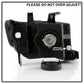 SPYDER Xtune Honda Ridgeline 06-13 Crystal Headlights Black HD-JH-HRID06-AM-BK 9025495