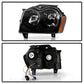 SPYDER Xtune Jeep Grand Cherokee 05-07 Crystal Headlights Black HD-JH-JGC05-AM-BK 9023248